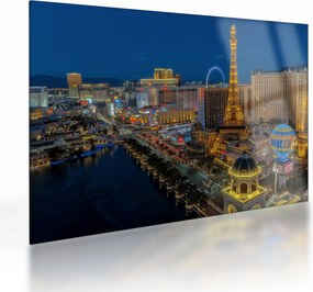 Sklenený obraz - Las Vegas (70x50 cm)