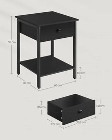 Set dvoch nočných stolíkov LET506B56