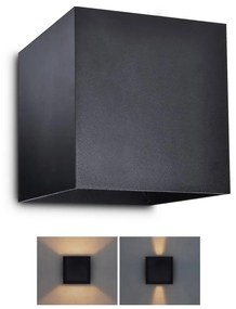 Brilagi - LED Vonkajšie nástenné svietidlo CUBE LED/6W/230V IP54 WO-HR60432-LED-OEM