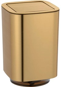 Wenko Odpadkový kôš s výkyvným vekom Auron 5,5 l, zlatá