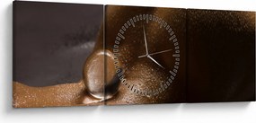 Obraz - Akt (s hodinami) (90x30 cm)
