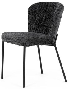 Autronic BONTEC Jedálenská stolička, sivá, látka bouclé, CT-W1077 GREY2 Farba: Béžová