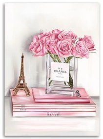 Gario Obraz na plátne Ruže vo váze Chanel Rozmery: 70 x 100 cm