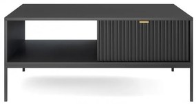 Konferenčný stolík Nova 104 cm černý/čierny rám
