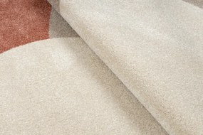 Koberec FUSION Shape  5710 krémový / tehlový