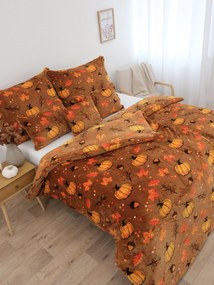 Predĺžené obliečky mikroplyš Exclusive - Tekvicové kúzlo