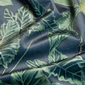 ZATEMŇOVACÍ ZÁVES NA KRÚŽKOCH KLARA 140X250 CM LISTY