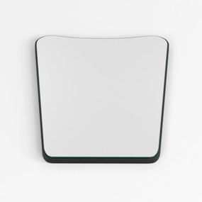 Dekorativní nástěnné zrcadlo Donna 70x50 cm černé