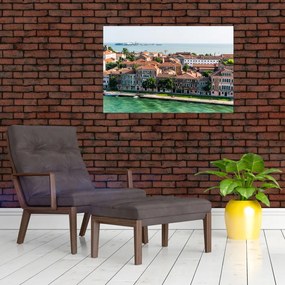 Obraz - Letecký pohľad na mesto (90x60 cm)