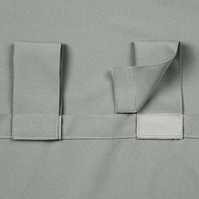 ZÁHRADNÝ VODEODOLNÝ ZÁVES NA PÚTKACH GARDEN 155X220 CM STRIEBORNÁ