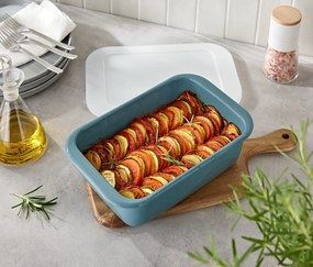 Smaltovaná zapekacia misa s vekom