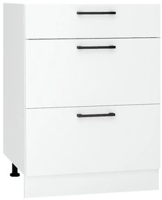 Kuchynská skrinka Max D60s/3 biela