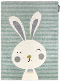 Dywany Łuszczów Detský kusový koberec Petit Rabbit green - 120x170 cm