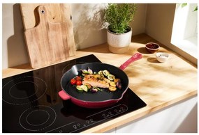 Silvercrest®  Liatinová panvica Premium, 30 cm (červená)  (100393139)