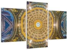 Obraz stropu Sienského kostola (90x60 cm)
