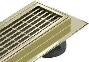 Mexen Flat M33 nerezový sprchový žľab 100 cm, zlatá, 1533100-15