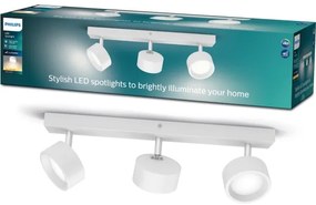 Philips - LED Bodové svietidlo BRACIA 3xLED/5,5W/230V biela