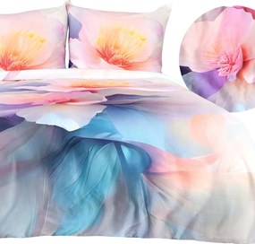 SATÉNOVÉ OBLIEČKY SATYNLOVE PREMIUM 140X200 CM, 1KS 70X80 CM KVETY