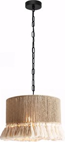 Toolight Toolight, stropné svietidlo 30cm, 1xE27, APP1736-1CP, čierna-hnedá, OSW-05122