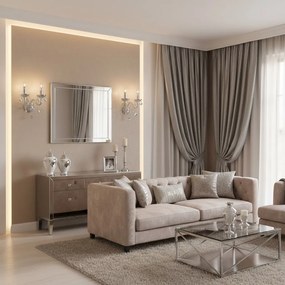 Toolight Toolight, nástenné svietidlo 2xE14, EBT019-2W, chrómová, OSW-01237