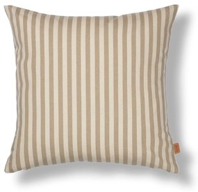 Ferm Living Vonkajší poťah na vankúš Strand Sand/Off-white 50 × 50 cm