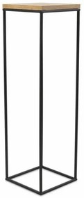 Stojan na kvety BASICLOFT 80x24 čierna/hnedá