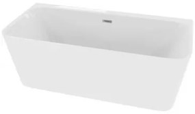 LAVITA MENSOLA voľne stojaca vaňa 170 x 80 x 60 cm so sifónom Click-Clack biela lesklá