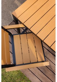 Záhradná jedálenská súprava v prírodnej farbe pre 4 osoby Nova – Bonami Selection