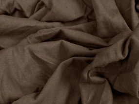 Jersey plachta s lycrou tmavohnedá 180 x 200 cm
