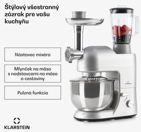 Klarstein Lucia, kuchynský robot, mixér, mlynček na mäso, 1800 W