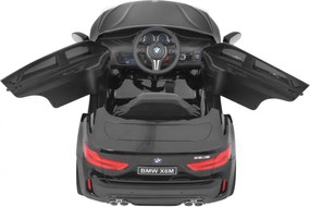 Ramiz Detské elektrické autíčko BMW X6M - čierne SUV + diaľkové ovládanie