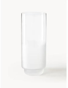 Ručne fúkaná váza's gradientom Milky, V 35 cm