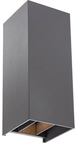 Redo 90636 - LED Vonkajšie svietidlo SONNY 2xLED/5W/230V 2200/4000K IP54 antracit