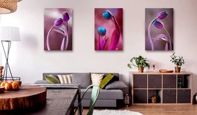 Artgeist Obraz - Tulips in Love Veľkosť: 60x30, Verzia: Premium Print