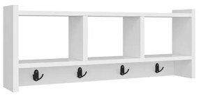 Nástenný vešiak STAR 35x76 cm biela