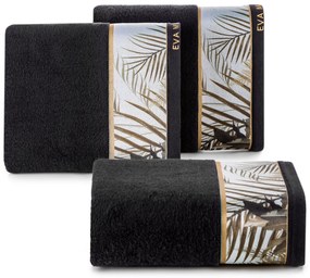 FROTÉ UTERÁK EVA MINGE17 50X90 CM ČIERNA