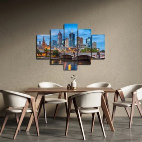 Obraz mesta Melbourne (150x105 cm)