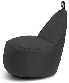 Sivý detský sedací vak Lull M – So Soft?