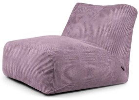 Fialový menčestrový sedací vak Tube 100 – SLOWDOWN