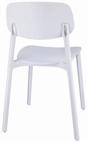 Dekorstudio Plastová stolička LARA biela