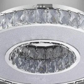 LED krištáľ strop svietidlo LUXERA 64398 ORAMA Ø44