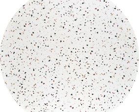 Jedálenský stôl Aramis 120 cm terrazzo biely