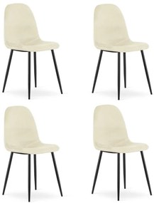 Set štyroch jedálenských stoličiek COMO béžový (4 ks)