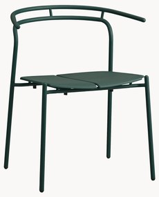 Kovová záhradná stolička's opierkami Novo