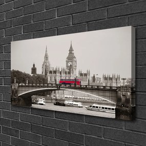 Obraz Canvas Most londýn big ben 120x60 cm