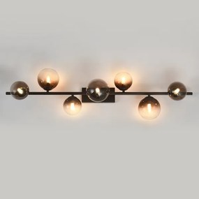 Brilagi - LED Prisadený luster MILLA 7xG9/3W/230V hnedá/dymová hnedá