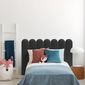 Zástena za posteľ - Oblúk - 20x100cm Farba: Grafit, Rozmer: 20x100
