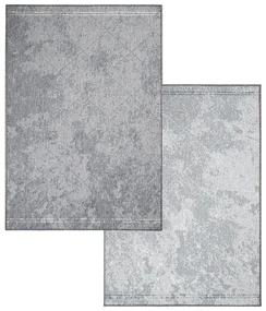 Dekorstudio Obojstranný koberec na terasu DuoRug 5845 - sivý Rozmer koberca: 200x290cm