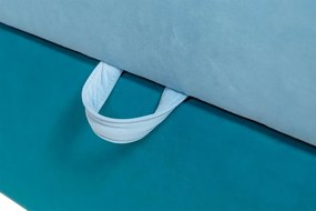 Čalúnená posteľ Mia, 200x180, modrá (AN 5914/5915)