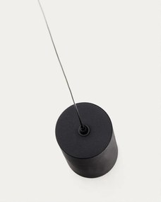 Čierna LED stmievateľná stojacia lampa (výška 339 cm) Orey – Kave Home